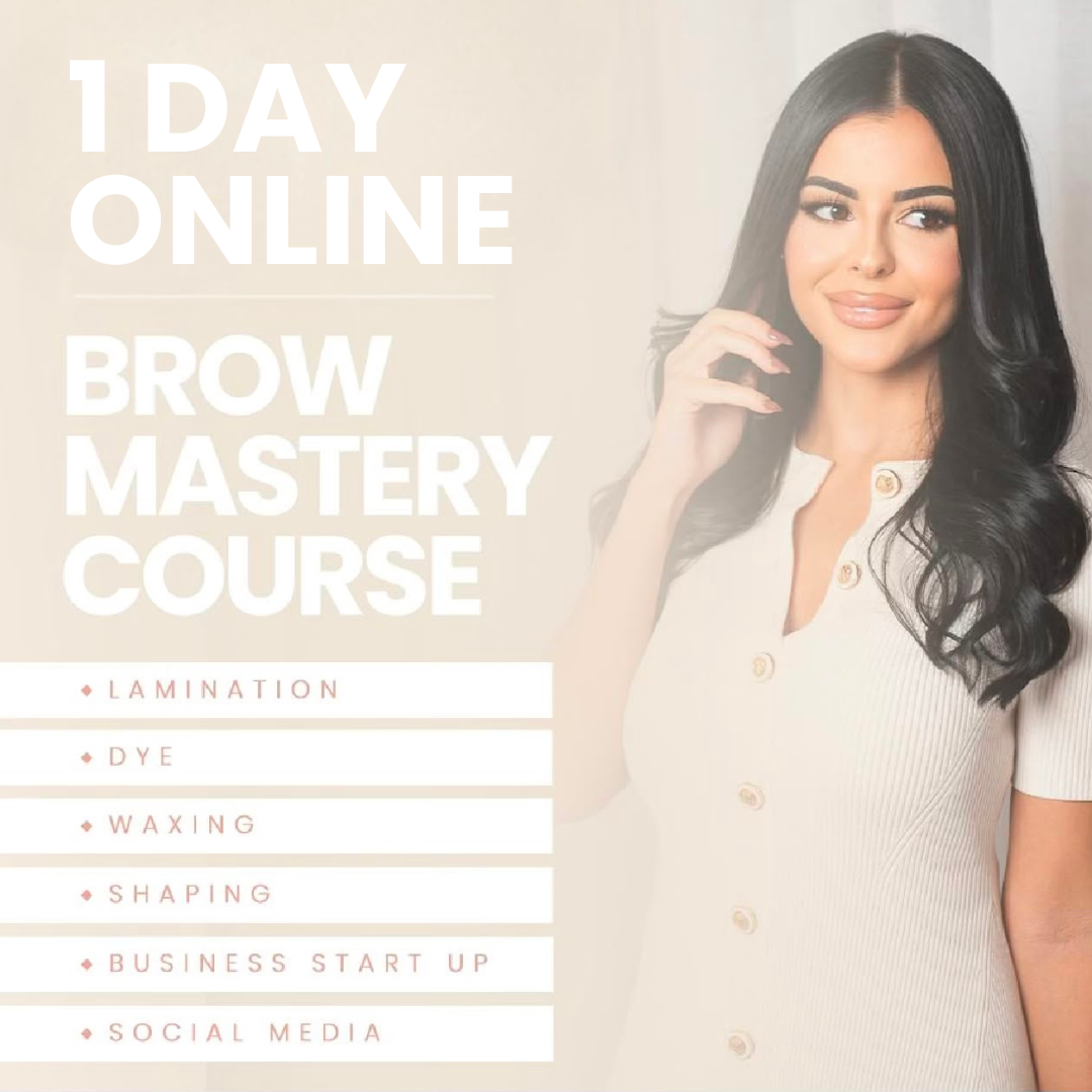 Online Brow Mastery: Signature Lamination, Waxing & Hybrid Dye + Social Media Course