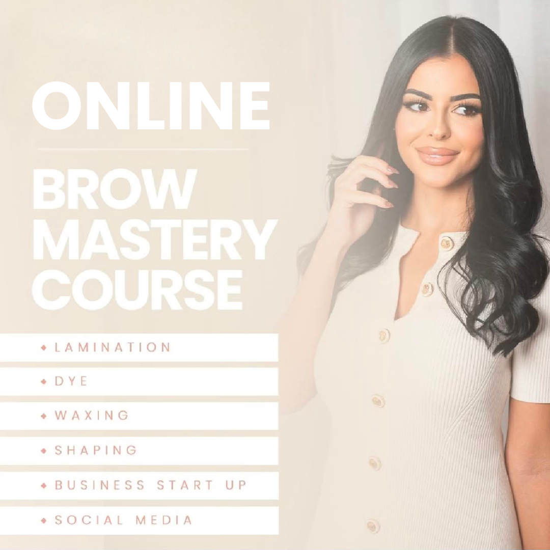 Online Brow Mastery: Signature Lamination, Waxing & Hybrid Dye + Social Media Course